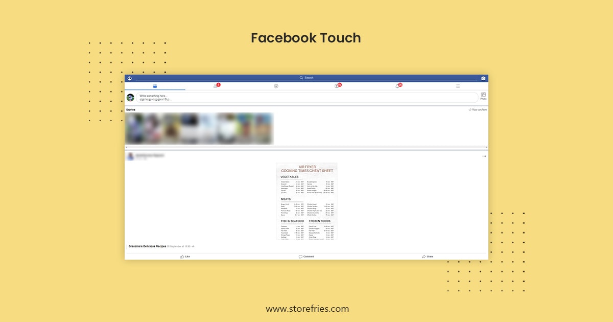 Facebook Touch 