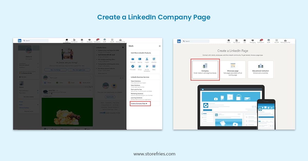 Create a LinkedIn Company Page
