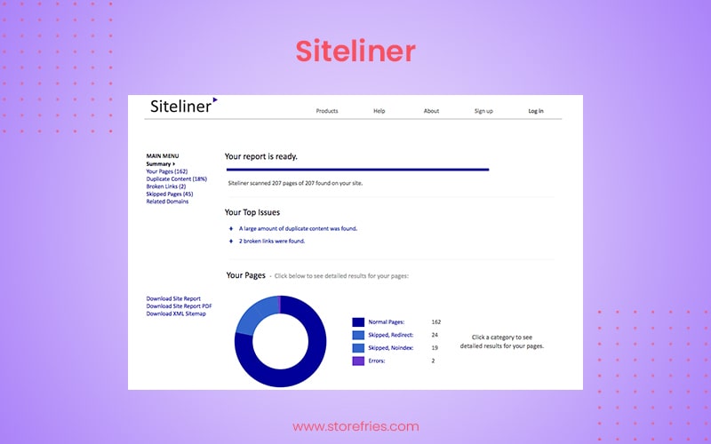 seo tips and tools Siteliner  