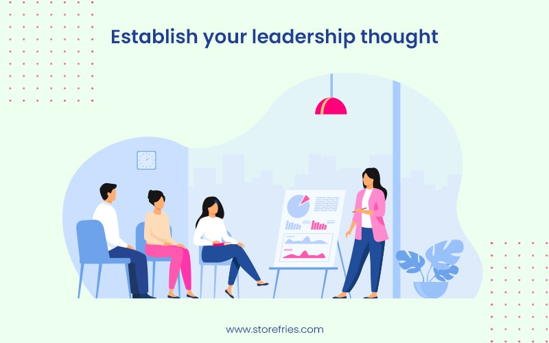 social media customers Establish your leadership thought