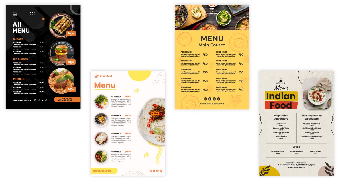 showcases your restaurant and menu
