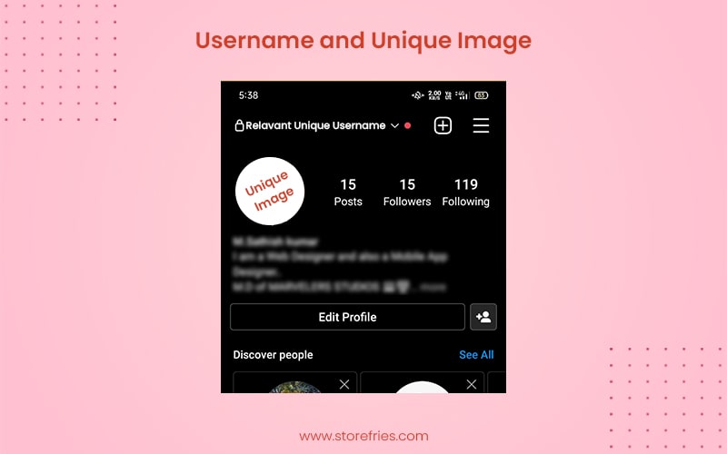 username_and-unique_image