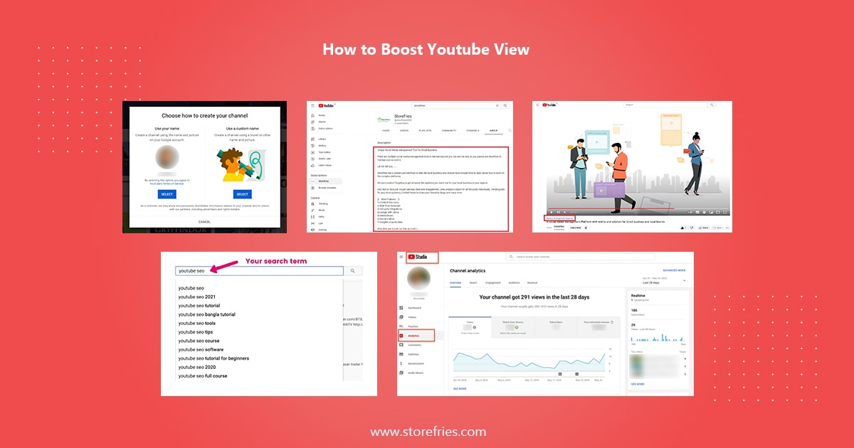 How to boost youtube view